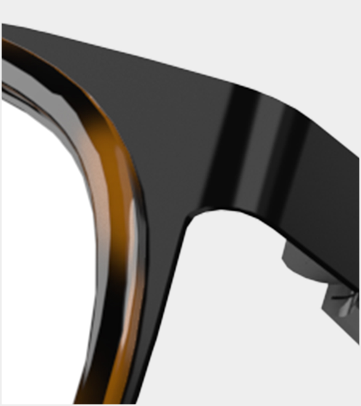 Beta titanium alloy frame detail
